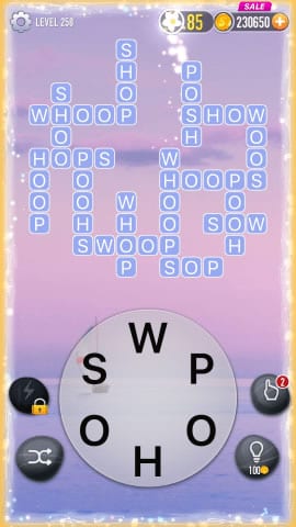 Word Crossy Level 258 Answers