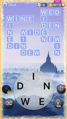 Word Crossy Level 26 Answers