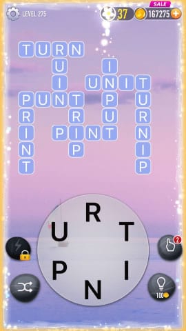 Word Crossy Level 275 Answers