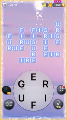 Word Crossy Level 283 Answers