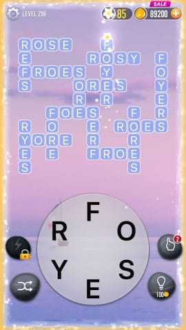 Word Crossy Level 296 Answers