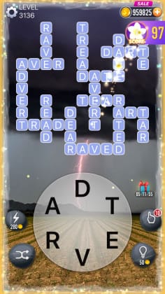 Word Crossy Level 3136 Answers