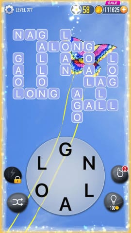 Word Crossy Level 377 Answers