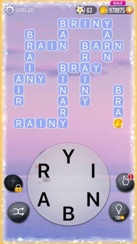 Word Crossy Level 421 Answers
