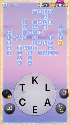 Word Crossy Level 424 Answers