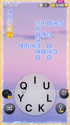 Word Crossy Level 500 Answers
