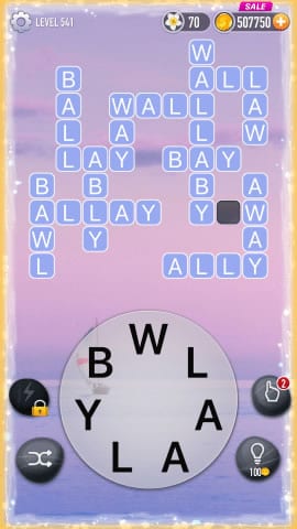 Word Crossy Level 541 Answers
