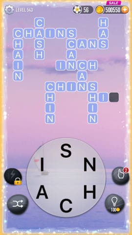 Word Crossy Level 543 Answers