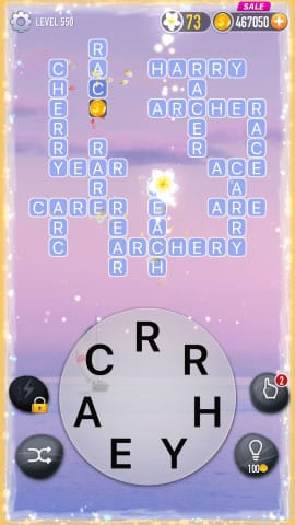 Word Crossy Level 550 Answers