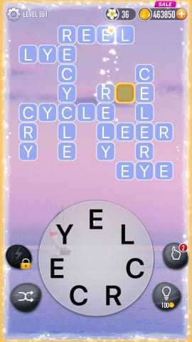 Word Crossy Level 551 Answers