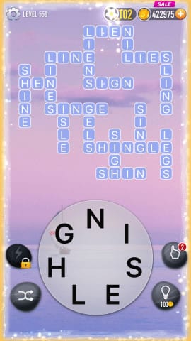 Word Crossy Level 559 Answers