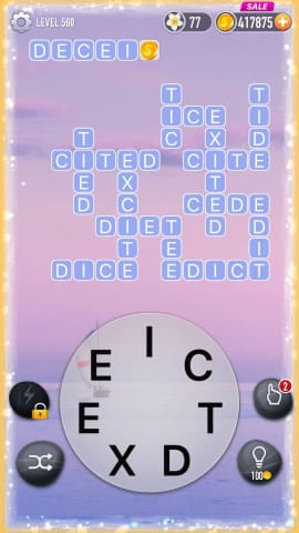 Word Crossy Level 560 Answers