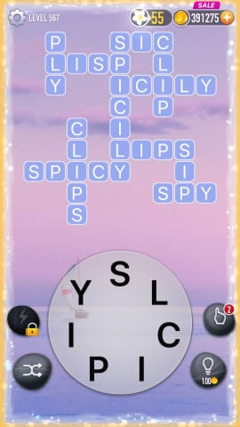 Word Crossy Level 567 Answers