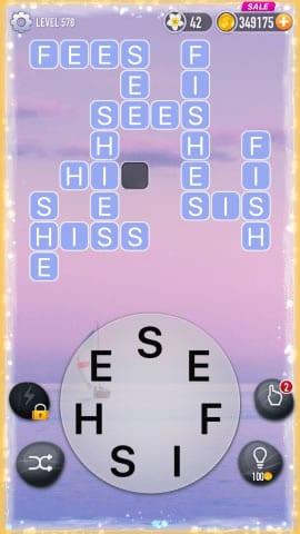 Word Crossy Level 578 Answers Cheats and Solutions