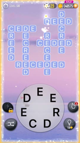 Word Crossy Level 580 Answers