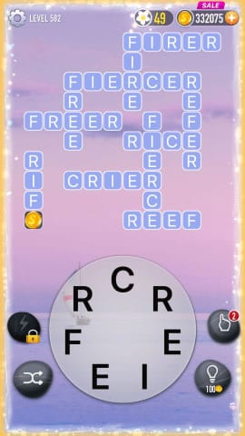 Word Crossy Level 582 Answers