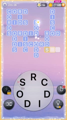 Word Crossy Level 596 Answers