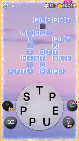 Word Crossy Level 615 Answers