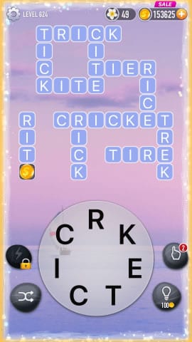 Word Crossy Level 624 Answers