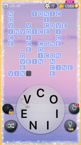 Word Crossy Level 630 Answers