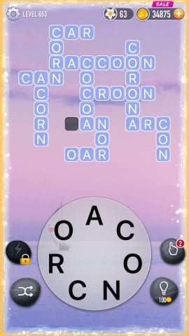 Word Crossy Level 653 Answers