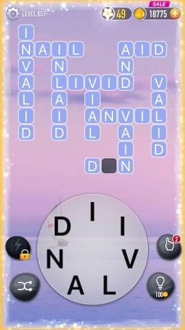 Word Crossy Level 657 Answers