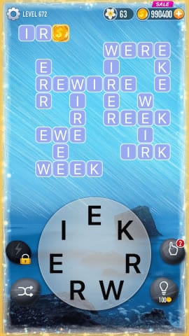 Word Crossy Level 672 Answers