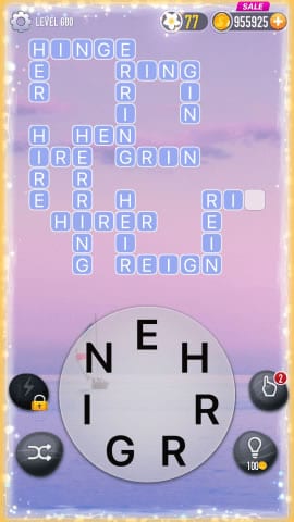 Word Crossy Level 680 Answers
