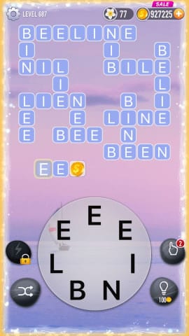 Word Crossy Level 687 Answers