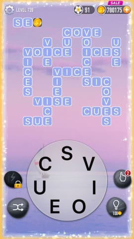Word Crossy Level 720 Answers