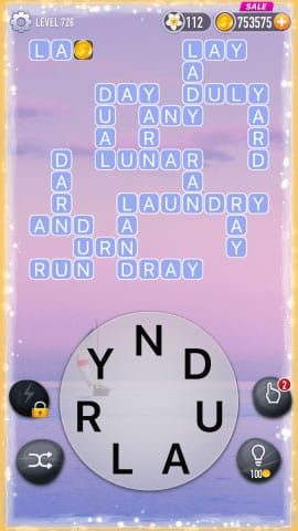 Word Crossy Level 726 Answers