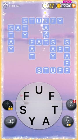 Word Crossy Level 733 Answers