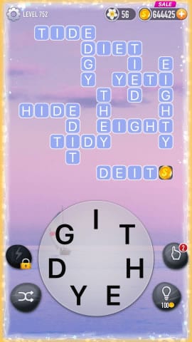 Word Crossy Level 752 Answers