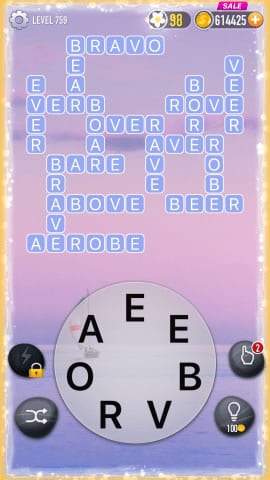 Word Crossy Level 759 Answers