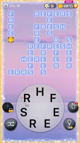 Word Crossy Level 760 Answers