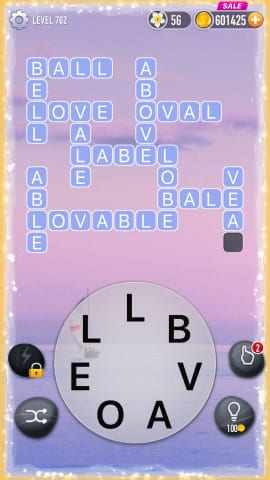 Word Crossy Level 762 Answers