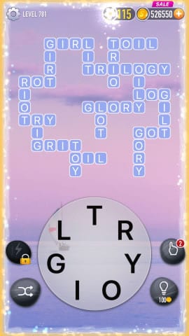 Word Crossy Level 781 Answers