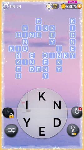 Word Crossy Level 791 Answers