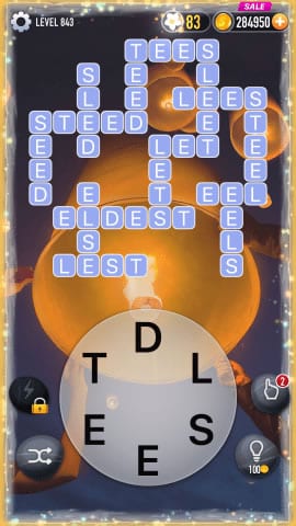 Word Crossy Level 843 Answers
