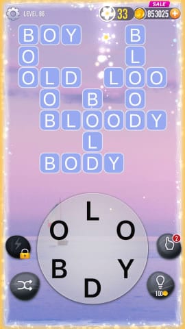 Word Crossy Level 86 Answers