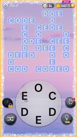 Word Crossy Level 87 Answers