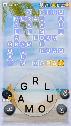 Word Crossy Level 912 Answers