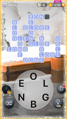 Word Crossy Level 947 Answers