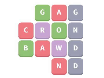 Word Whizzle Daily Puzzle December 26, 2018 Group Answers - band, crowd, gang