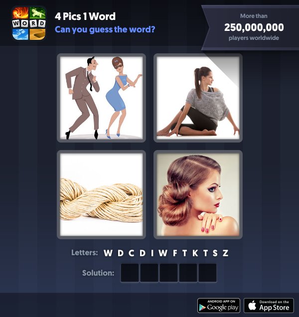 4 Pics 1 Word Daily Puzzle, January 12, 2019 New York Answers - twist